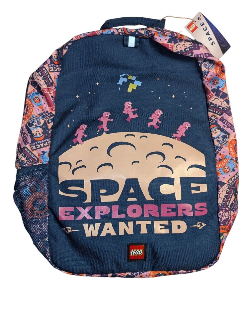 Lego Space Explorers Wanted Kids 16" Backpack New With Tags Free Shipping